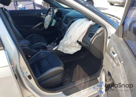 2016 Hyundai Veloster Turbo из США, поврежденный, VIN KMHTC6AE4GU303847